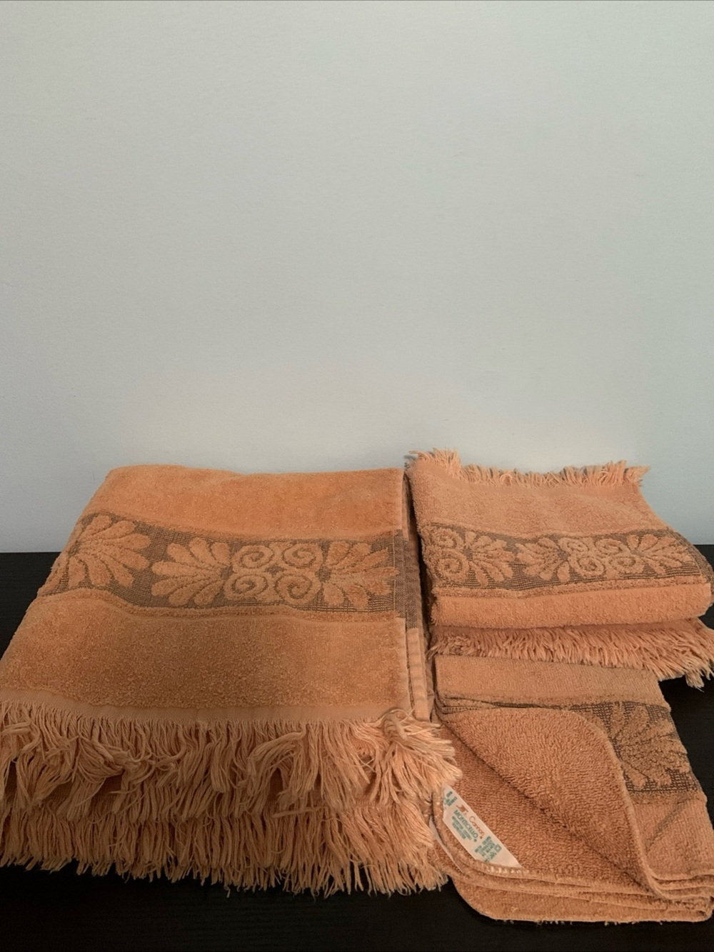 Cannon Monticello Bath Towel Set of 6 Vintage